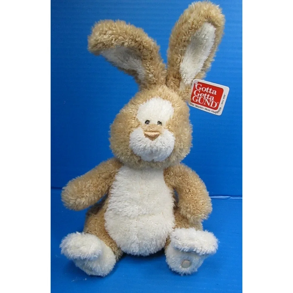 Gund Tan White Just A Bunny Jr 10